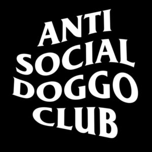 Anti Social Doggo Club Singlet Design