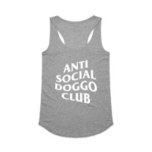 Anti Social Doggo Club Singlet Thumbnail