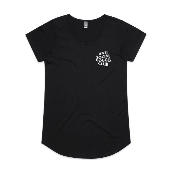 THE ORIGINAL - ANTI SOCIAL DOGGO CLUB - Womens T Thumbnail